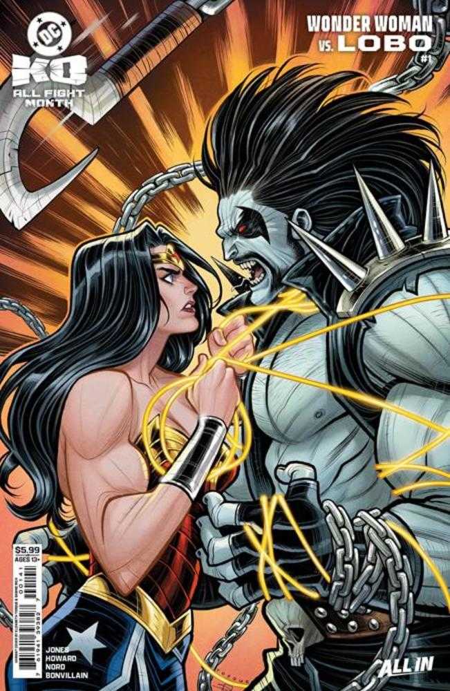DC K.O. Wonder Woman vs Lobo #1 (One Shot) Cover D Elizabeth Torque Card Stock Variant