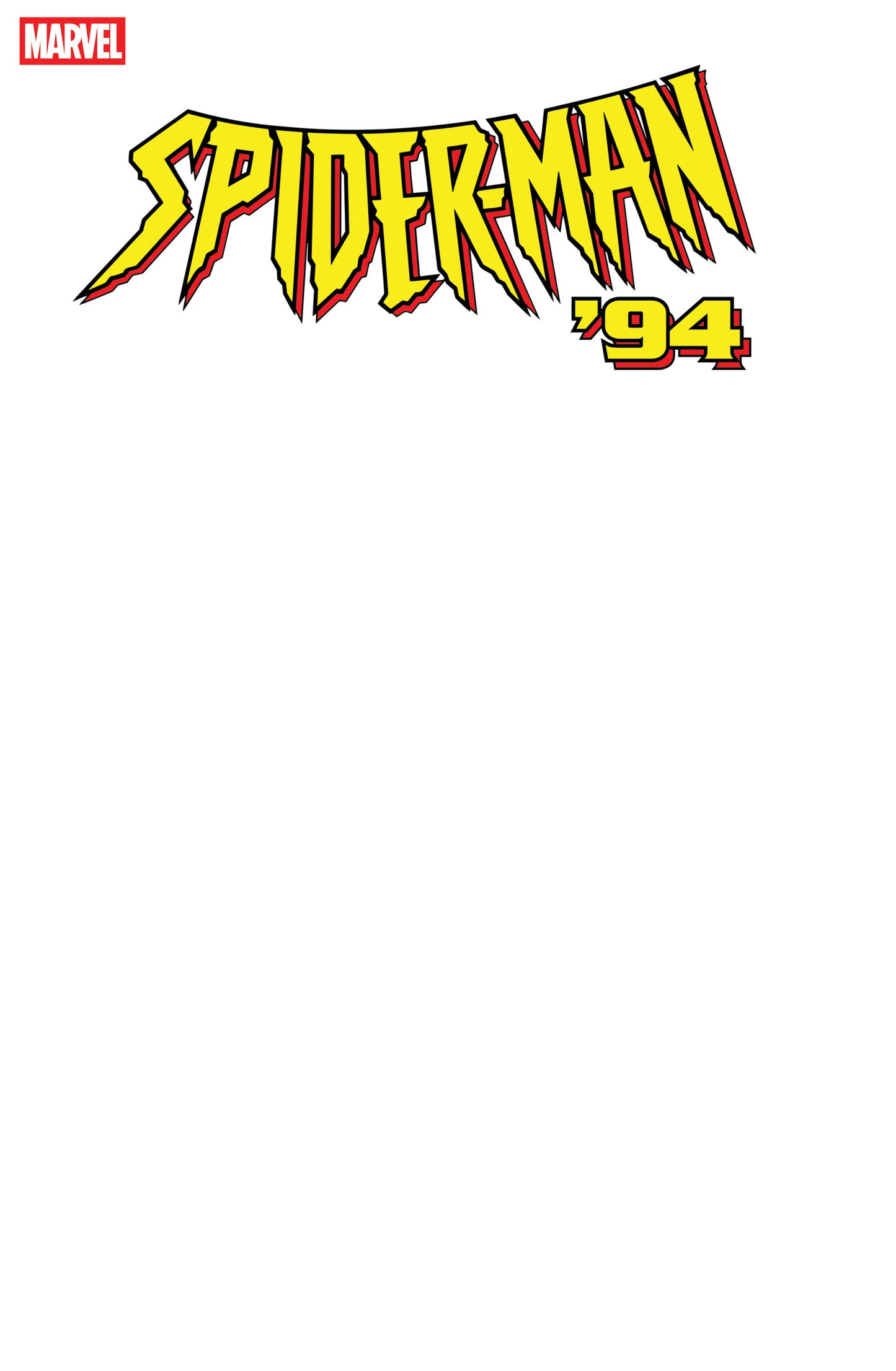 Spider Man '94 #1 Blank Cover Variant