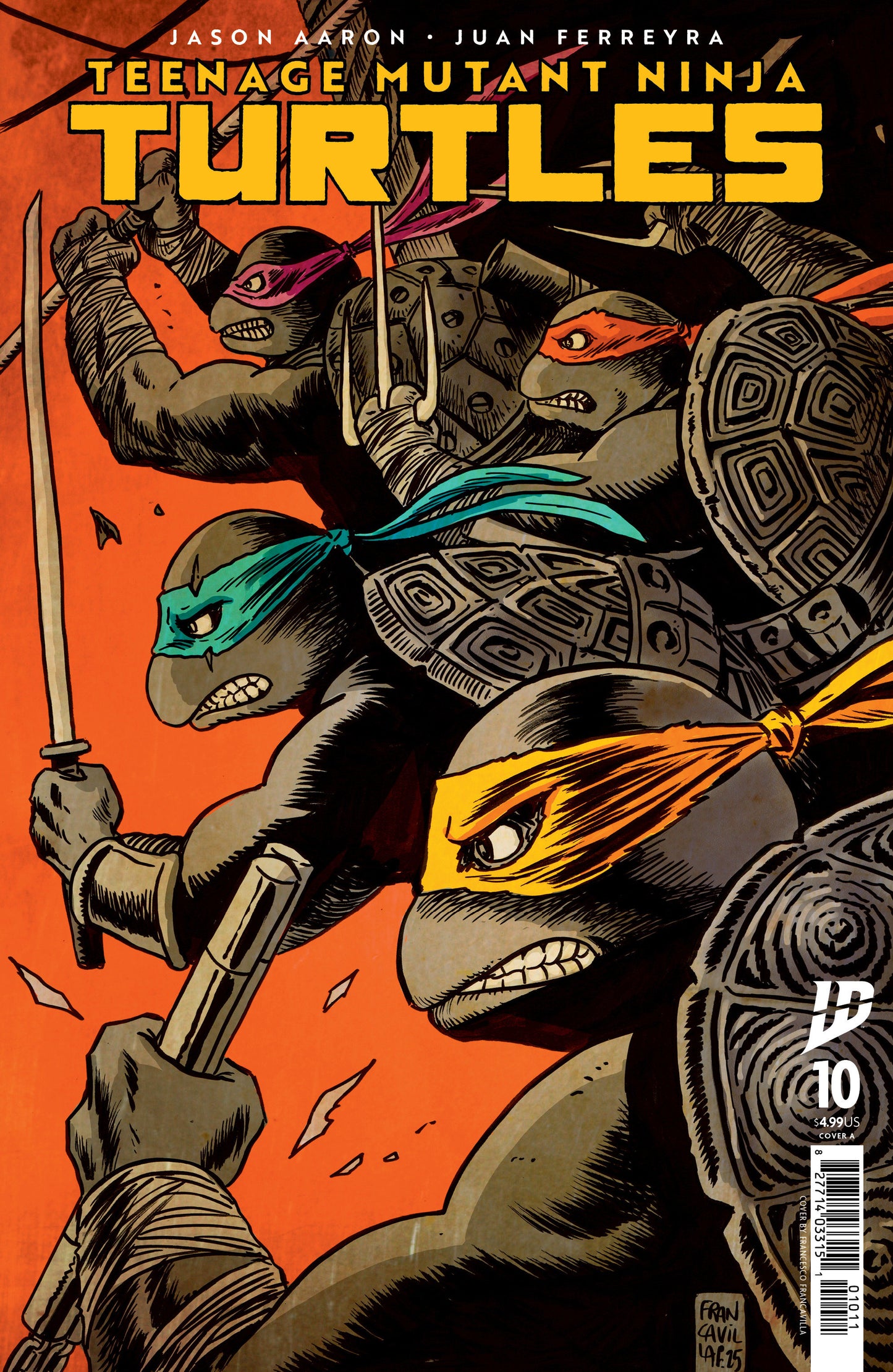 Teenage Mutant Ninja Turtles #10 Variant D (Francavilla)