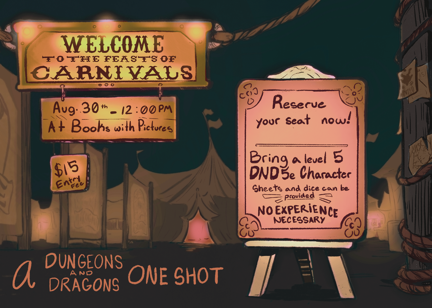D&D One-Shot Saturday August 30