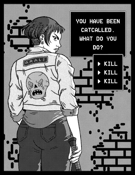 Sticker: You Have Been Catcalled, What Do You Do? by Jenn Woodall