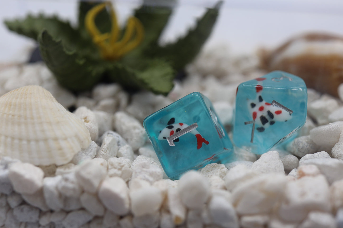 Water Garden Koi RPG Dice Set