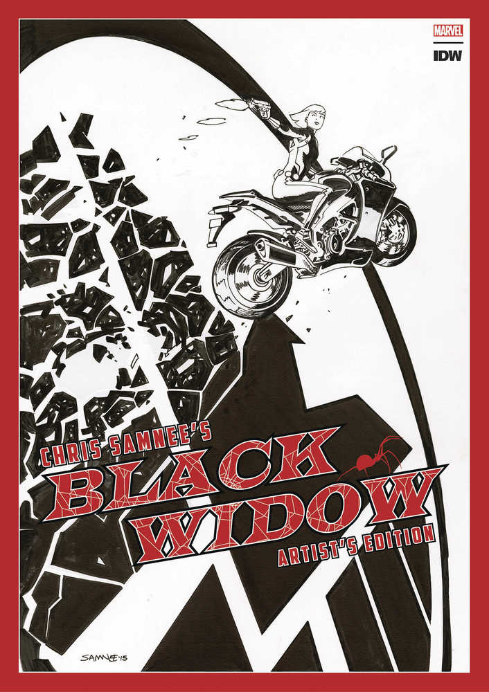 Chris Samnees Black Widow Artists Edition Hardcover