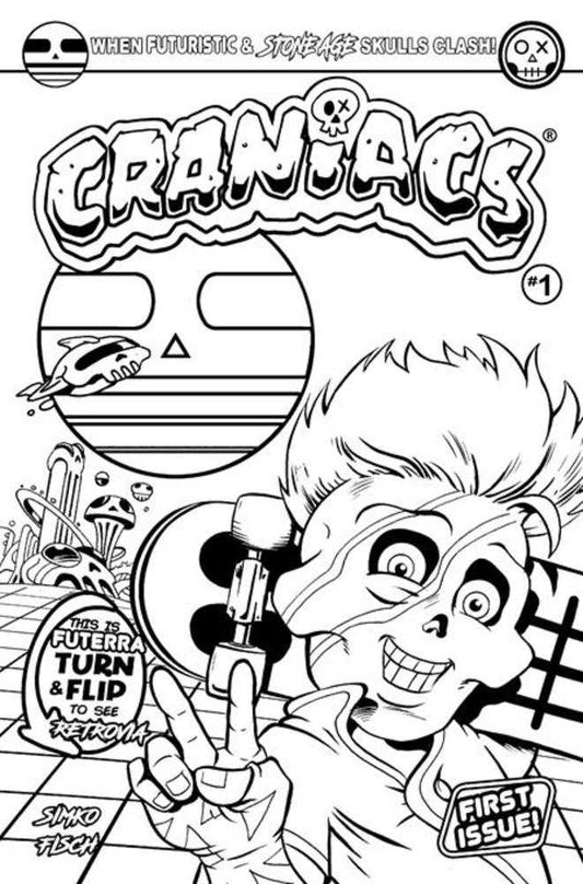 Craniacs #1 (Of 4) Cover D Joe Simko Color Your Own Flip Cover Variant