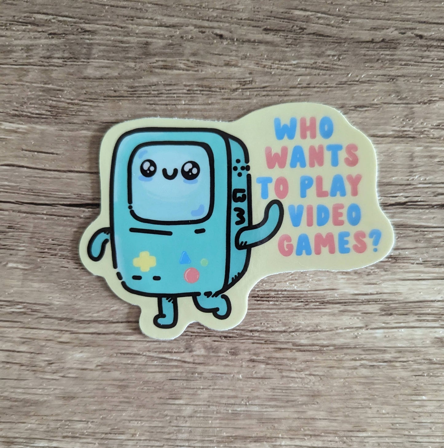 BMO Video Games - Cute Adventure Time Vinyl Sticker