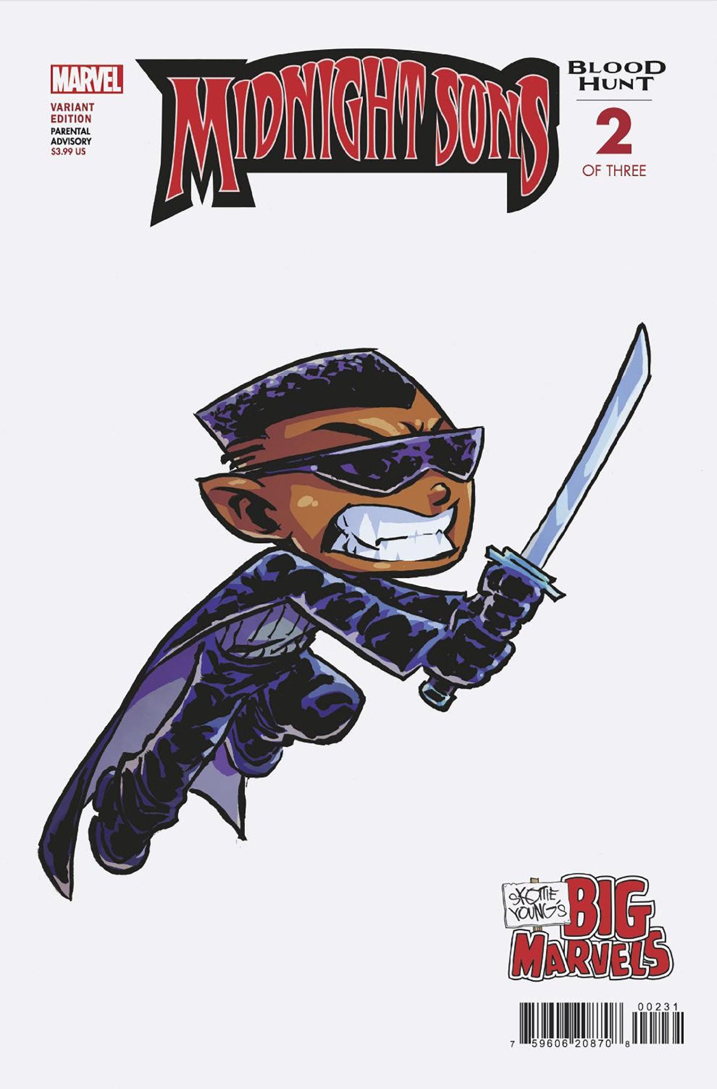 Midnight Sons: Blood Hunt #2 Skottie Young'S Big Marvel Variant [Bh]