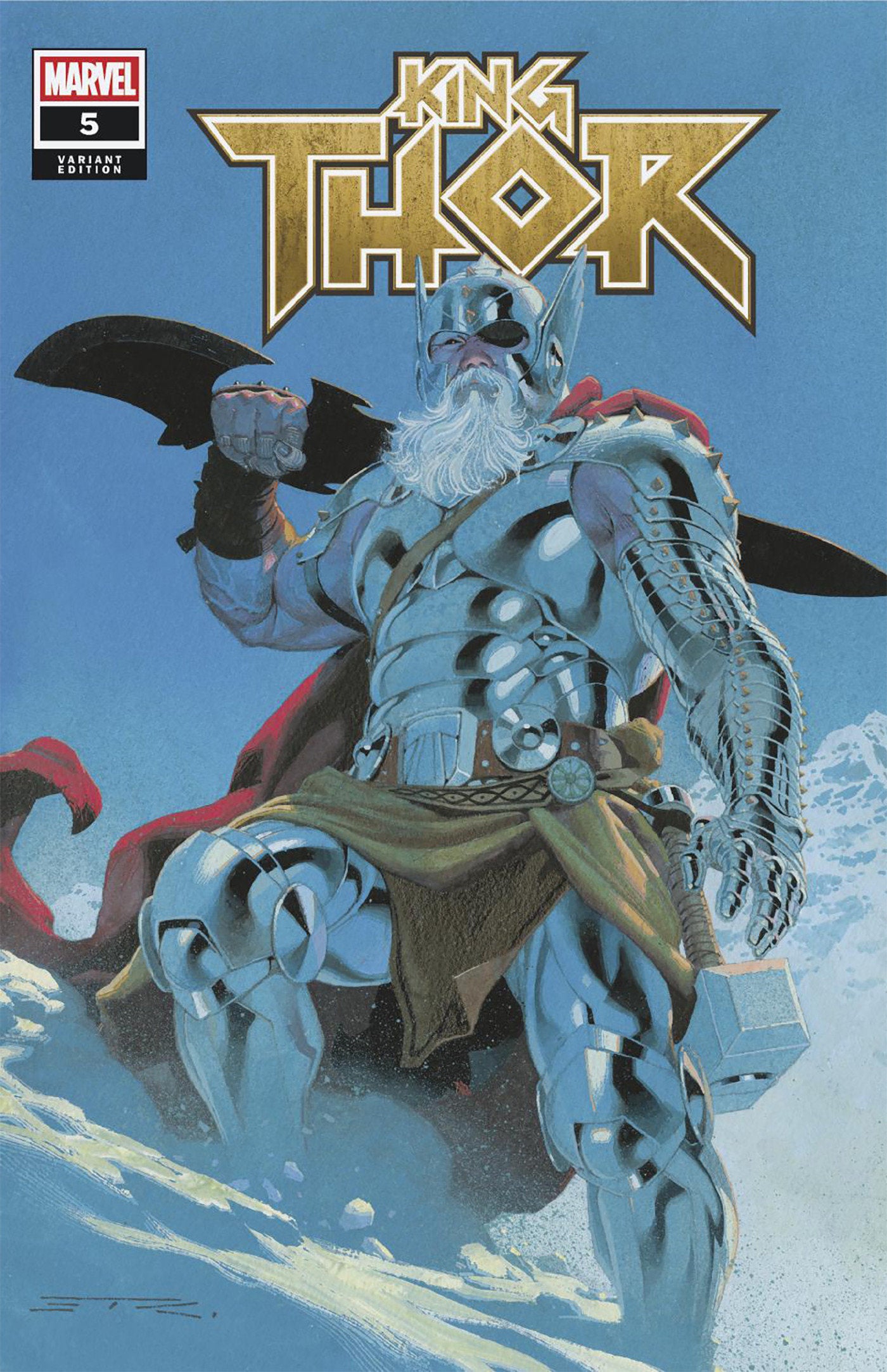 Battleworld #4 Esad Ribic King Thor Variant