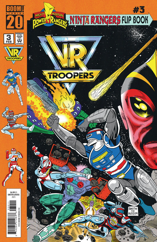 Vr Troopers/Power Rangers Flipbook Facsimile Edition #3 A Main (Dressed, Smith)