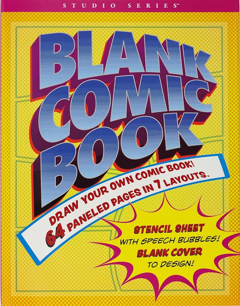Blank Comic Book: Draw Your Own Comic Book!