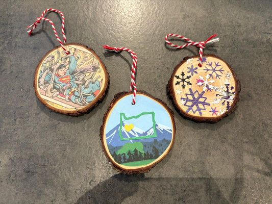 Handmade Comic Ornament