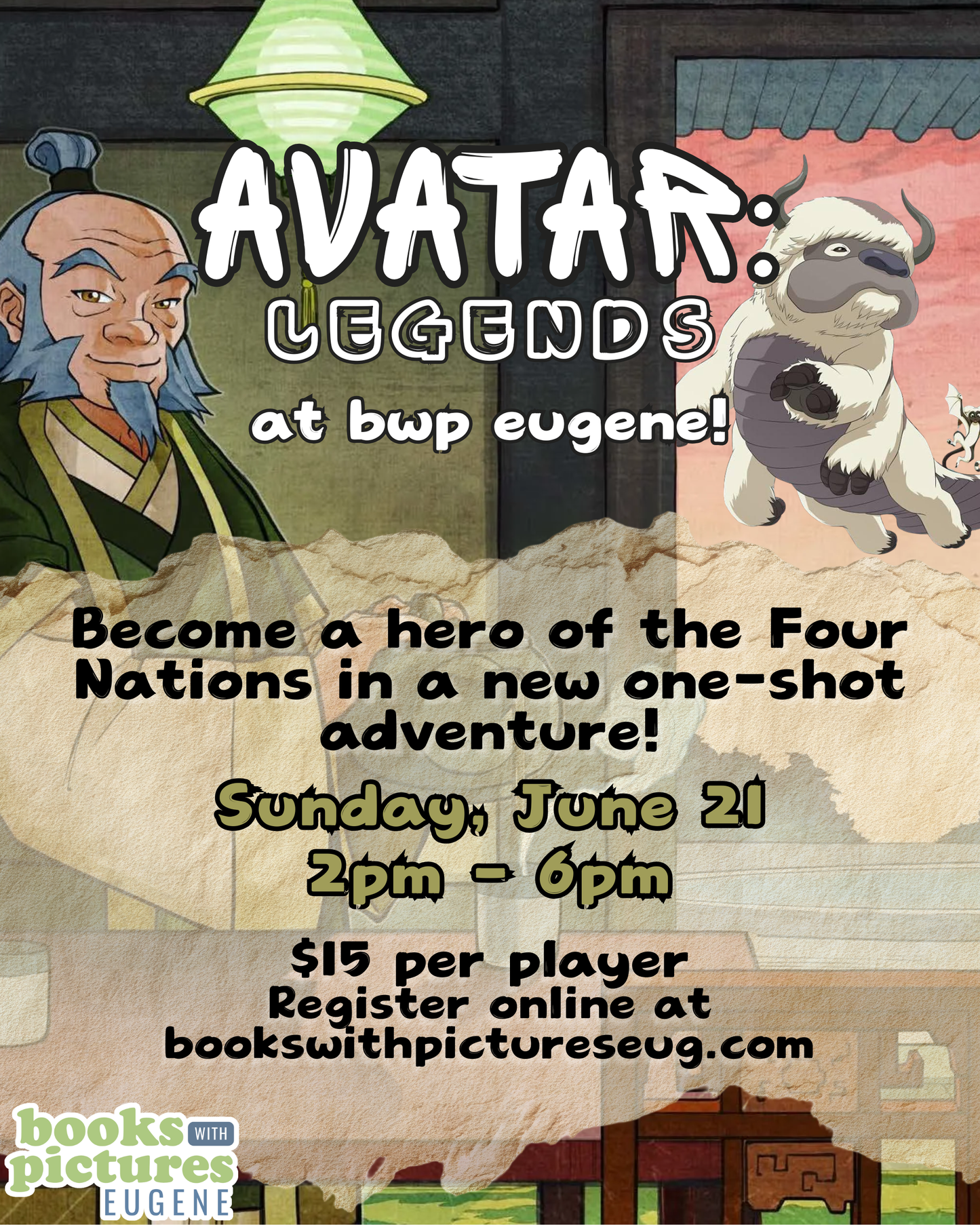 Indie Table Top RPG One-Shot - Avatar the Last Airbender!