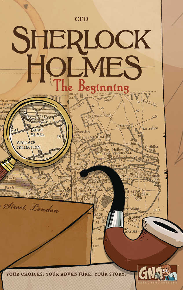 Sherlock Holmes Beginning Graphic Novel Adventure Hardcover