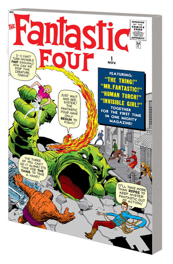Mighty Marvel Masterworks Fantastic Four Graphic Novel TPB Volume 01 Greatest Heroes Direct Market Va