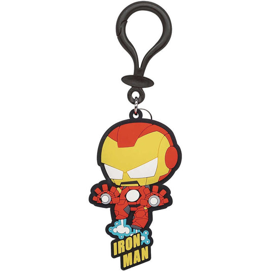 Marvel Heroes Iron Man PVC Soft Touch Bag Clip