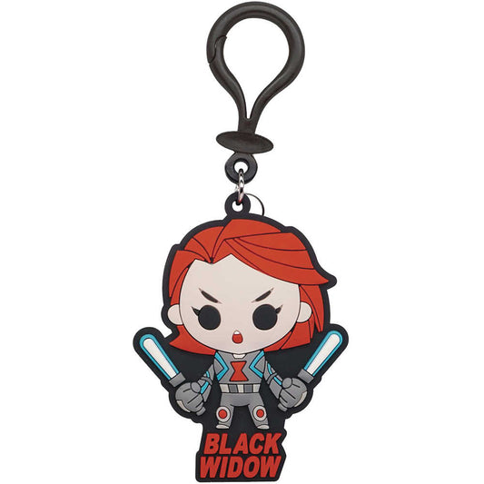 Marvel Heroes Black Widow PVC Soft Touch Bag Clip