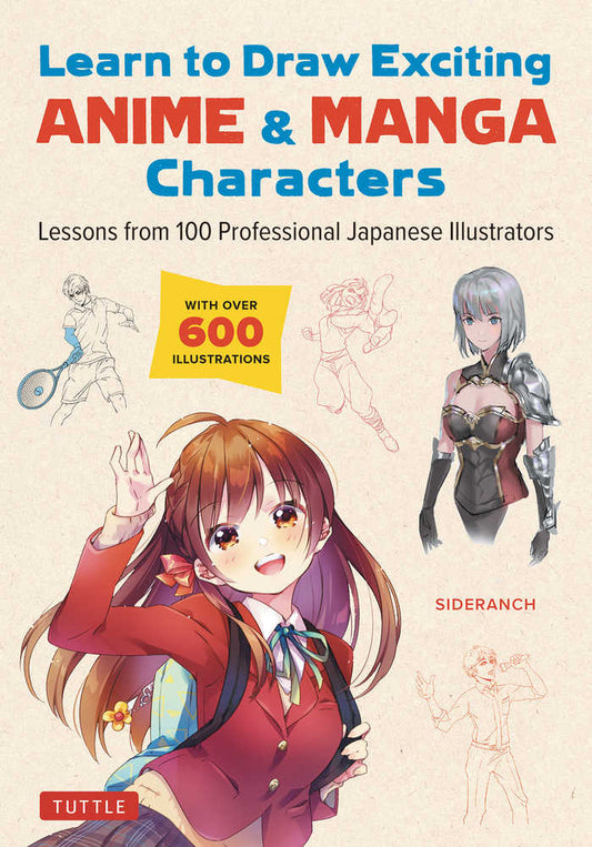 Learn To Draw Exciting Anime & Manga Characters Softcover