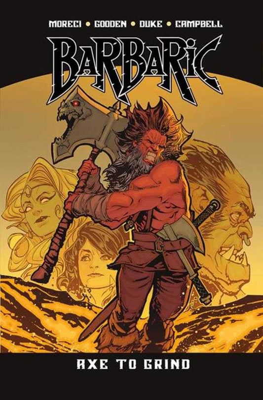 Barbaric TPB Volume 2 Axe To Grind Direct Market Exclusive Cover