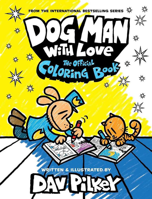 Dog Man With Love Official Coloring Book