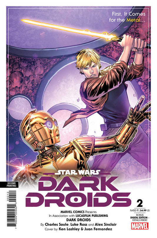 Star Wars: Dark Droids 2 Ken Lashley 2nd Print Variant [Dd]