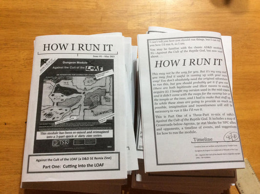 Copy of HOW I RUN IT #4 Zine by Osvaldo Oyola