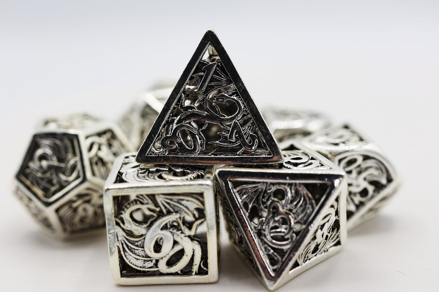 Hollow Mithril RPG Dice Set