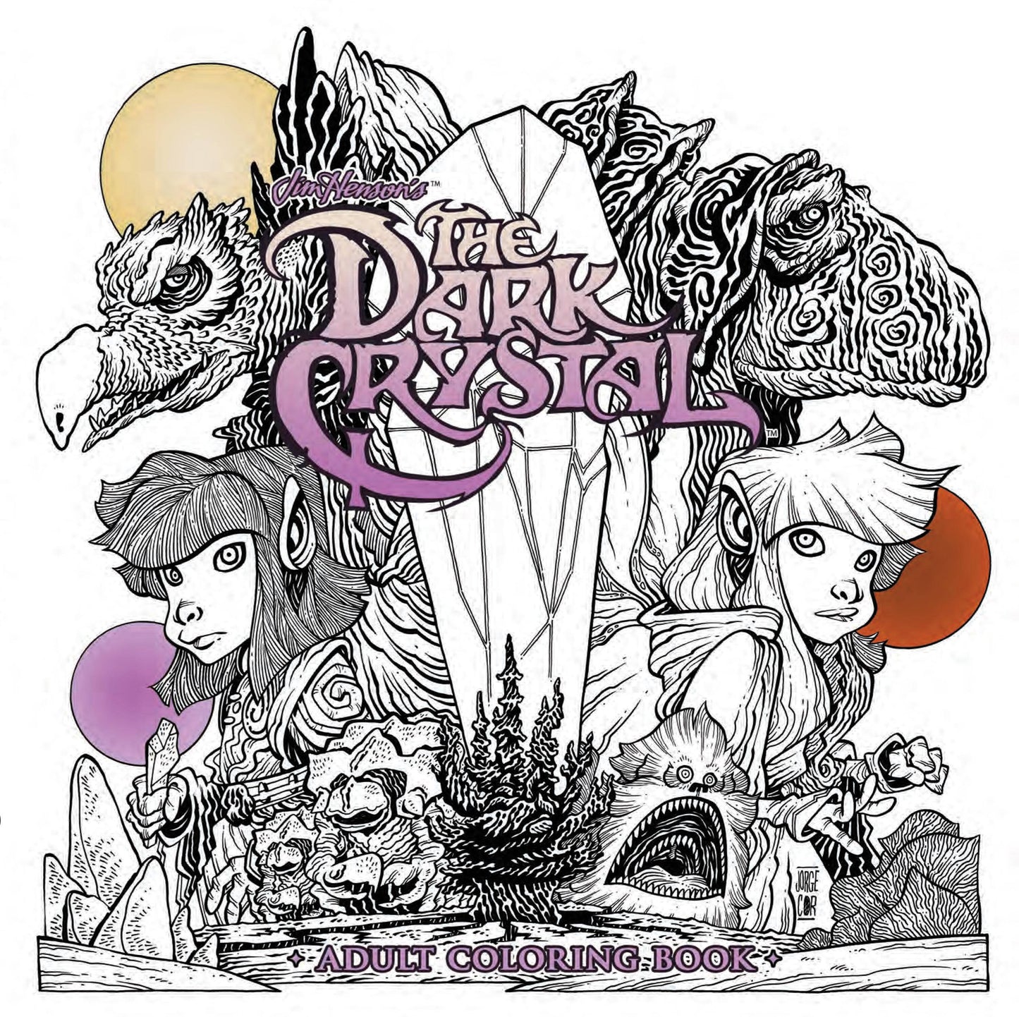Jim Henson's Dark Crystal Adult Coloring Book