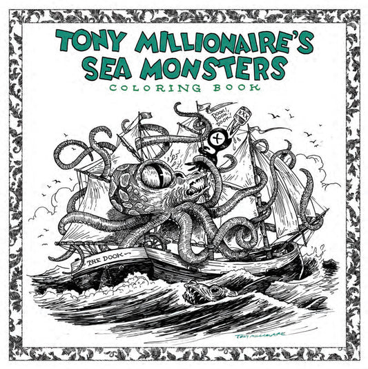 Tony Millionaire Sea Monster Coloring Book Sc (C: 0-1-2)