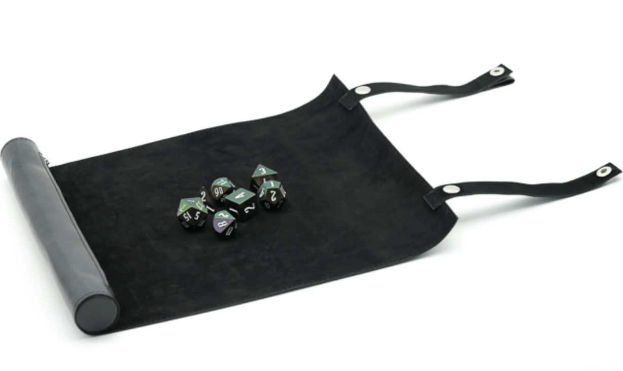 Roll-Up Leatherette Dice Mat