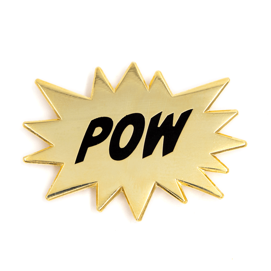 Pow Enamel Pin