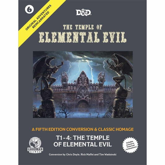 ORIGINAL ADVENTURES REINCARNATED: #6 THE TEMPLE OF ELEMENTAL EVIL 5e