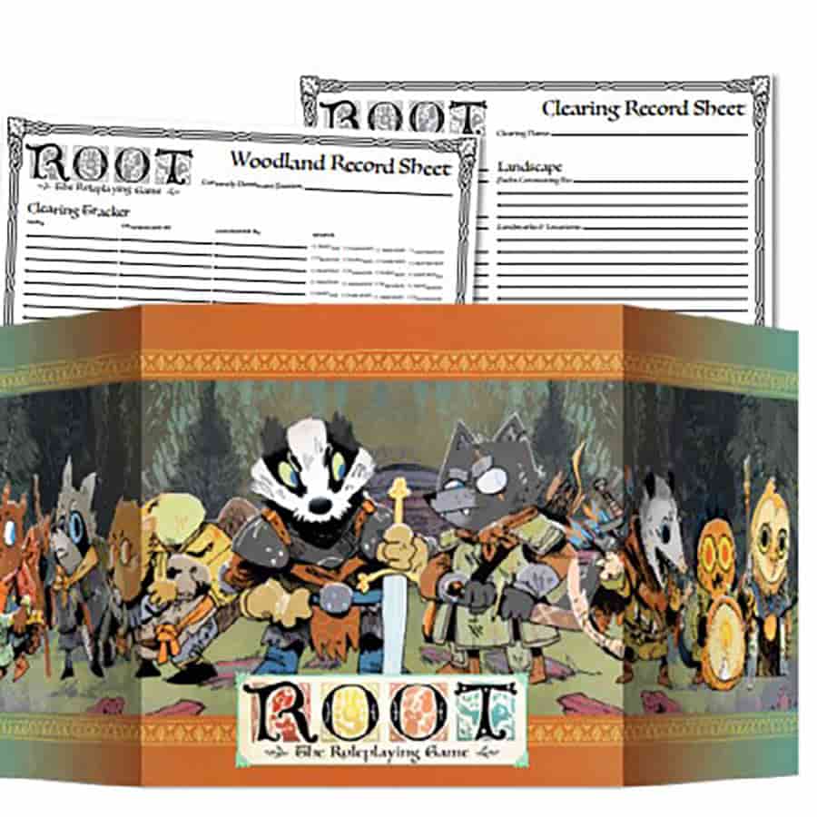 Root RPG GM Screen & Campaign notepads